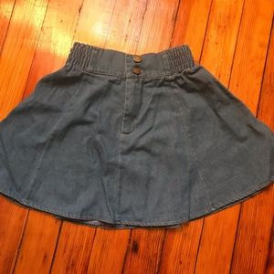 Jean skirt